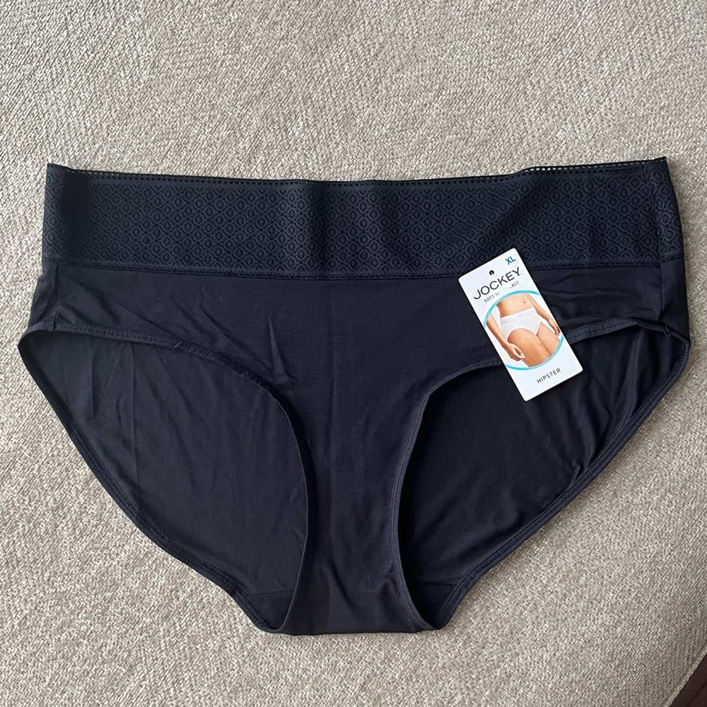 XL, Jockey, Soft Touch Lace, Hipster Panty